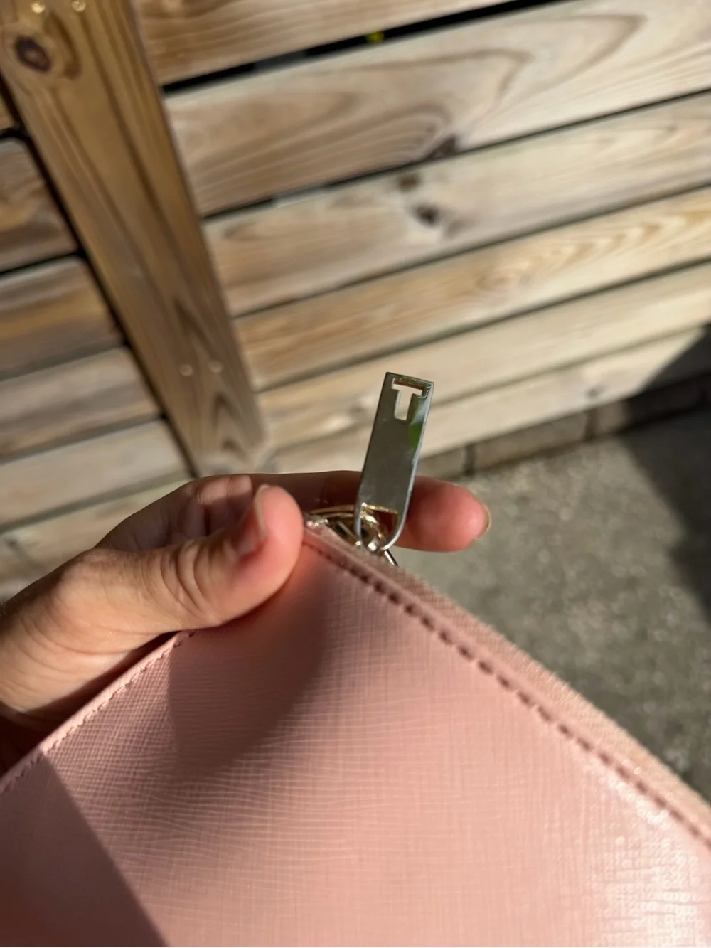 Ted Baker Blush Pink Chain Strap Crossbody